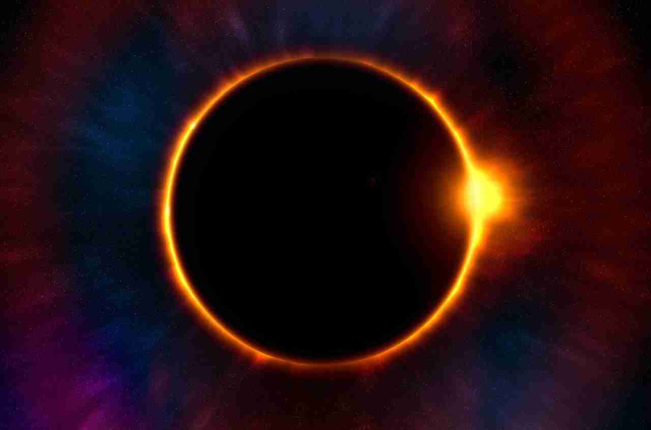 eclipse, sun, space