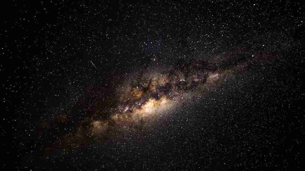 black and brown galaxy :  Fun Facts About Dark Matter