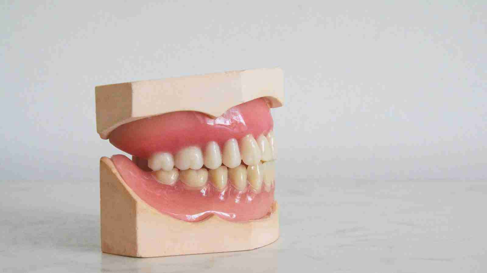 an image of the myth of pure white teeth.