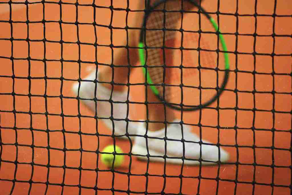 Fun Facts About Tennis highlight the person holding the racket as the center of the action.