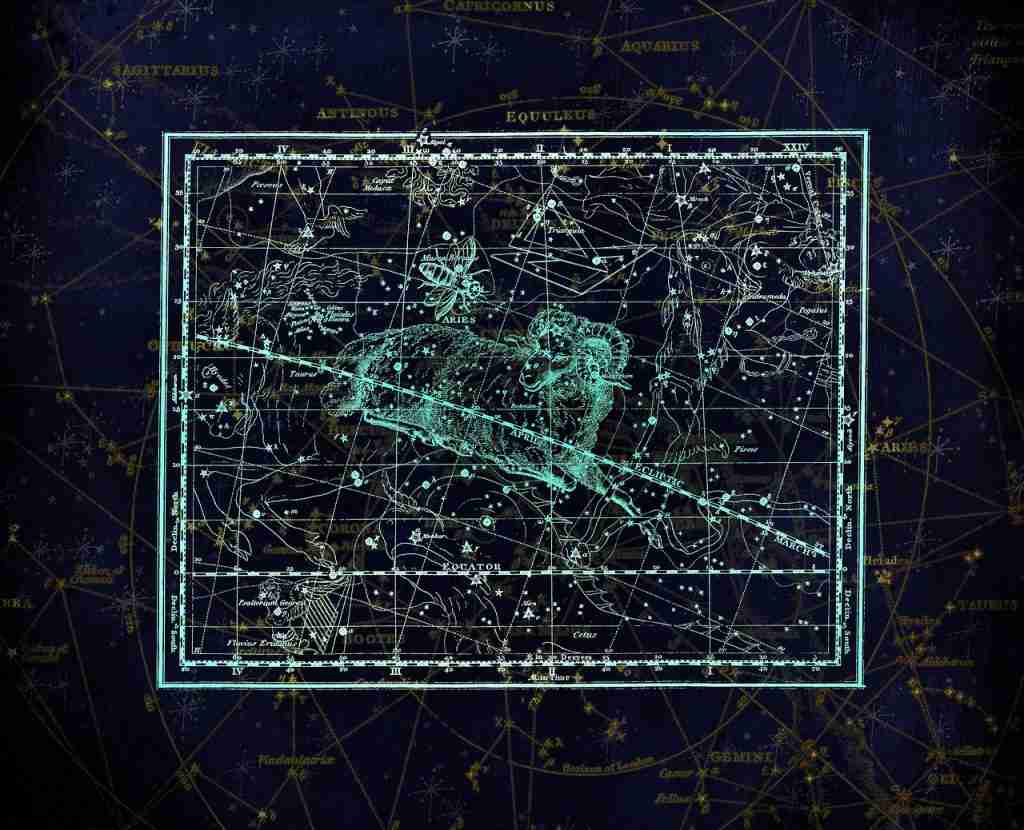 constellation map, star sign, fun facts about Aries