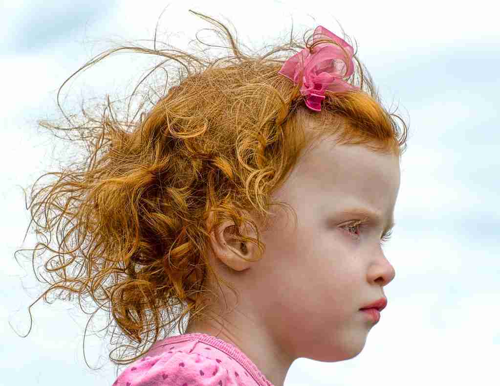 Little redhead girl