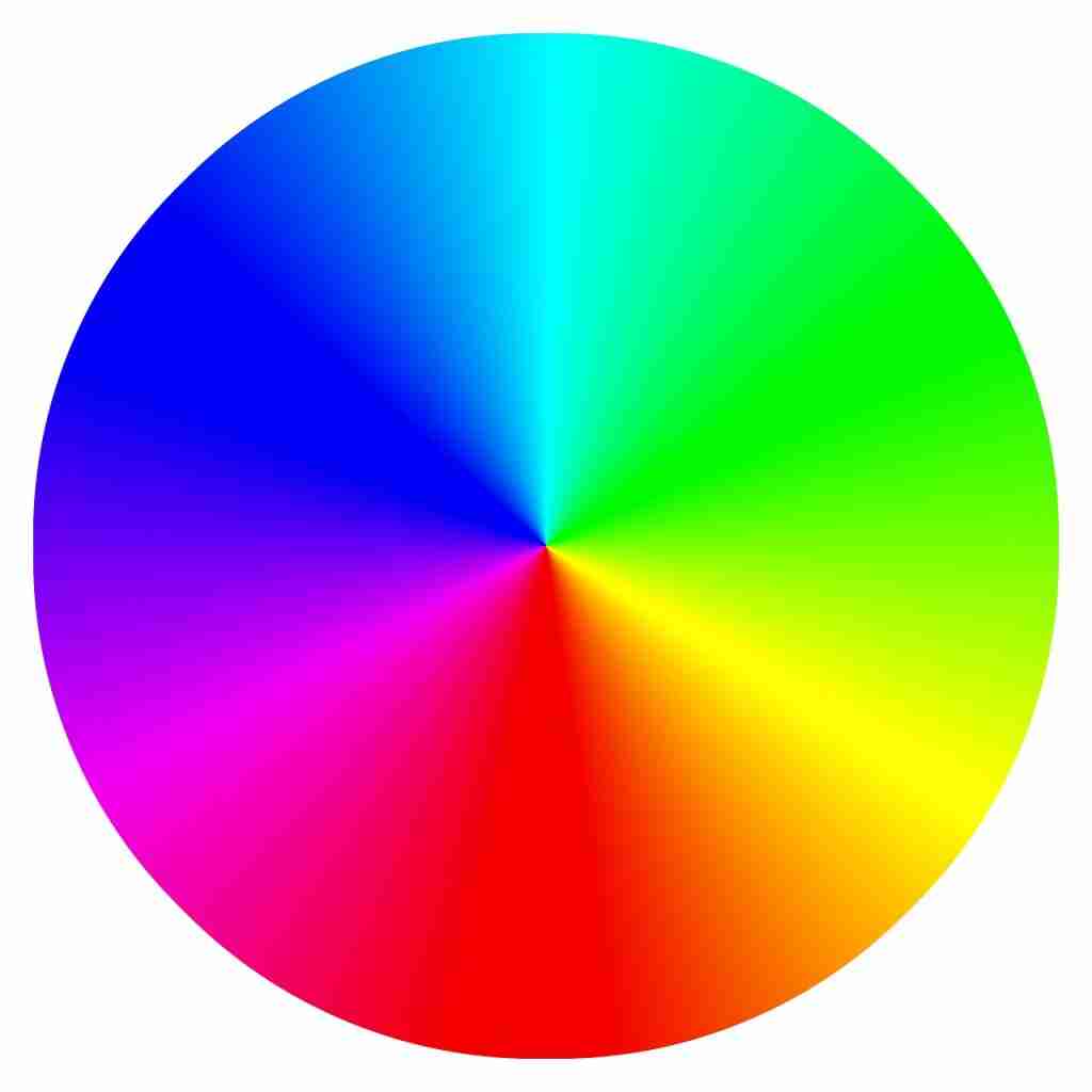 colour wheel, spectrum, rainbow