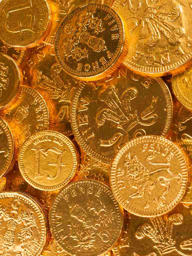 Chocolate coins