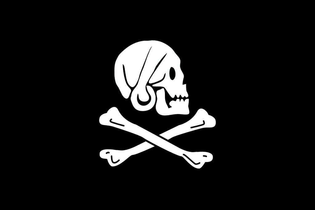 flag, pirate, symbols