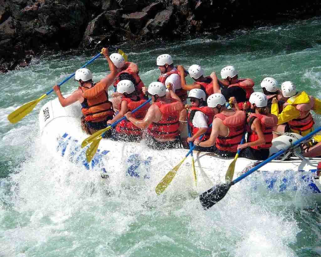 river rafting, fraser river, outdoor