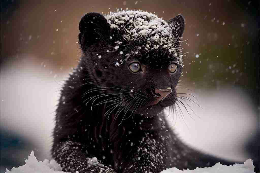 black panther, cub, fun facts about black panthers