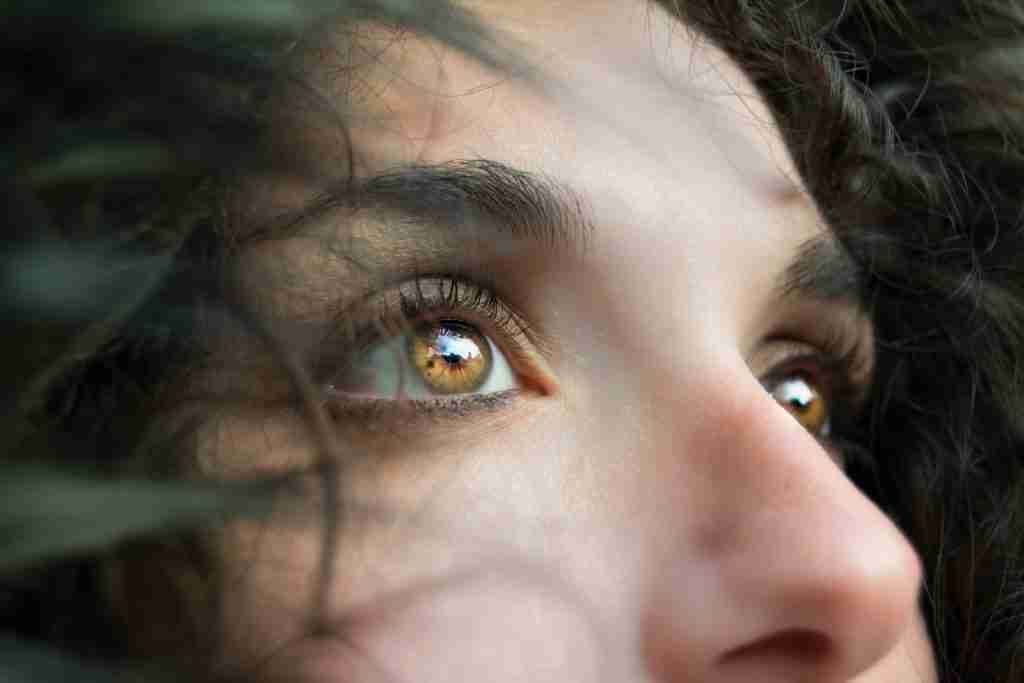 closeup photo of person: Fun facts about eyes